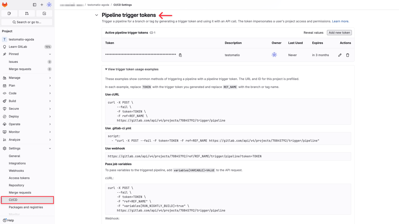 Testomatio - GitLab